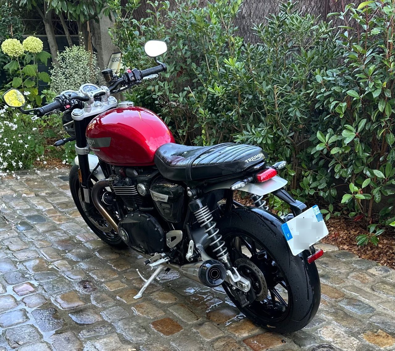 Photo TRIUMPH SPEED TWIN RED