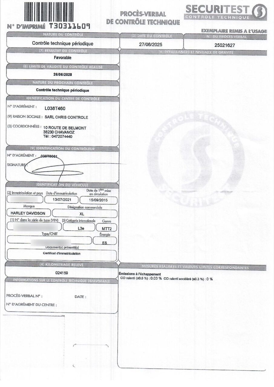 Photo HARLEY DAVIDSON 883