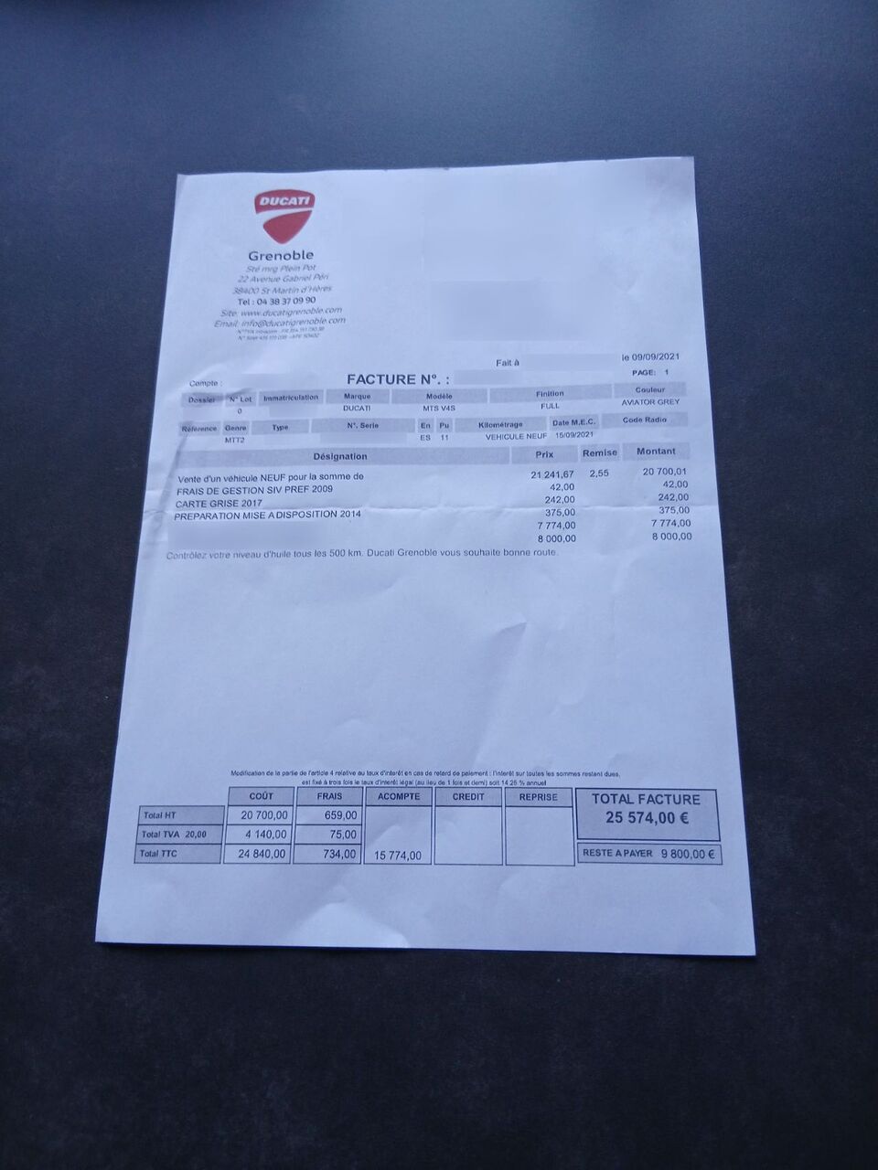 Photo DUCATI MULTISTRADA V4S