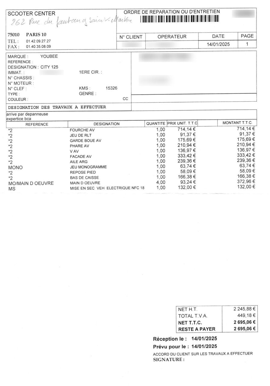 Photo YOUBEE CITY 9000 W CBS