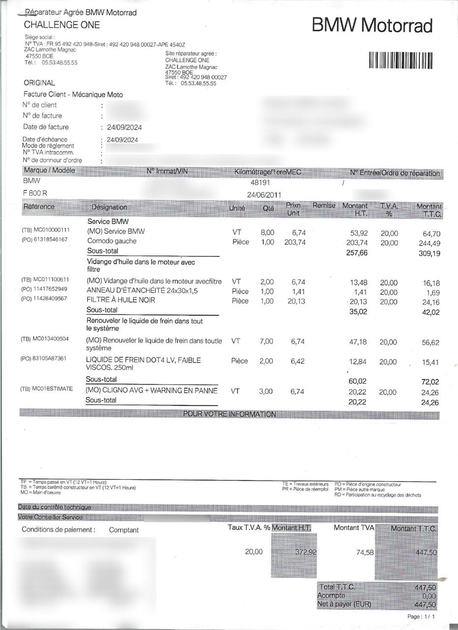 Photo BMW F 800 R ABS FULL