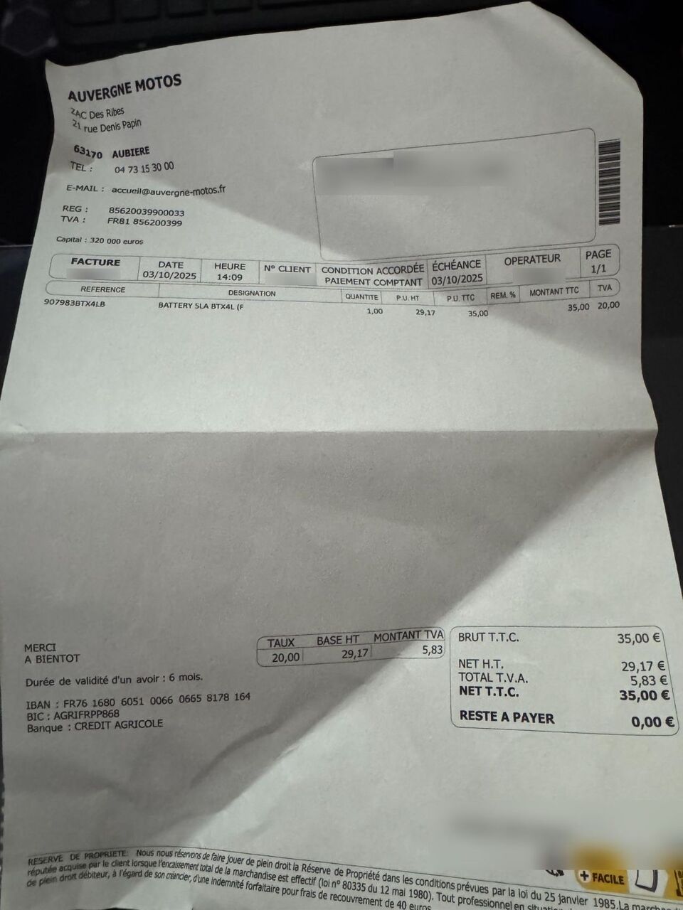 Photo FANTIC XMF 125 SM