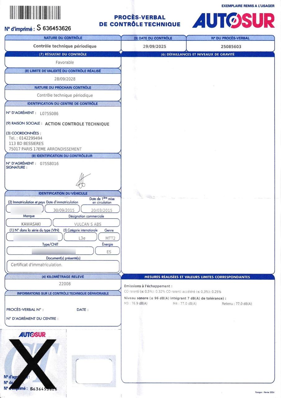Photo KAWASAKI VULCAN S ABS