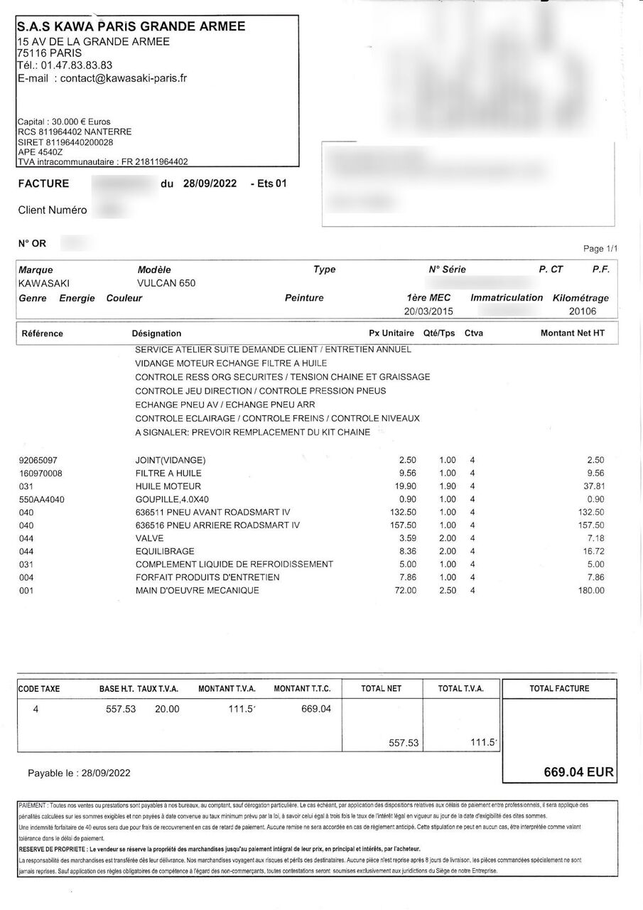 Photo KAWASAKI VULCAN S ABS