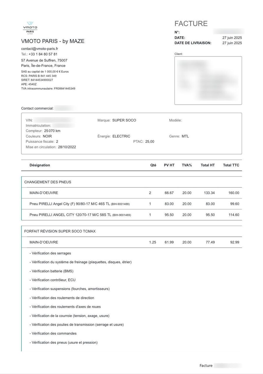Photo SUPER SOCO TC MAX -