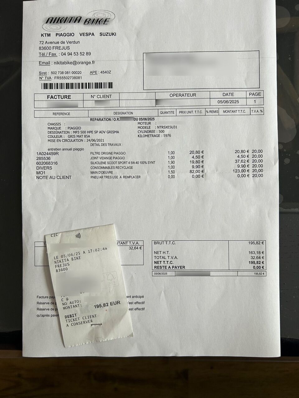 Photo PIAGGIO MP3 500 HPE E5