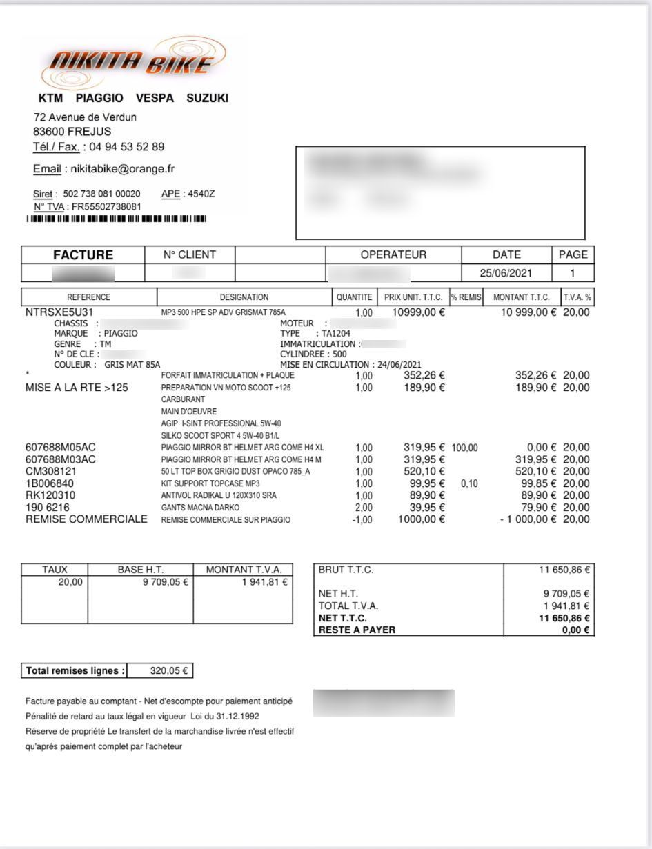 Photo PIAGGIO MP3 500 HPE E5