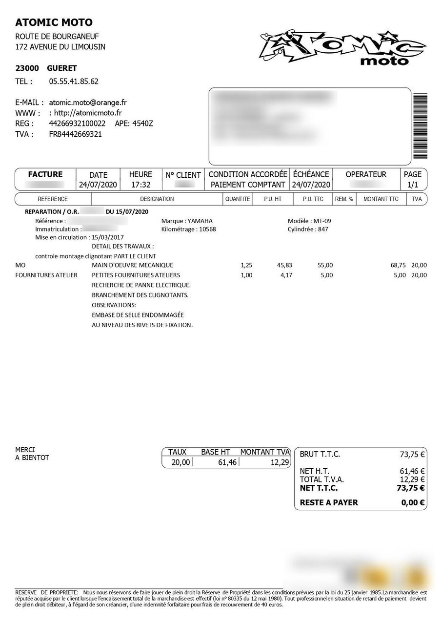 Photo YAMAHA MT 09 850 ABS