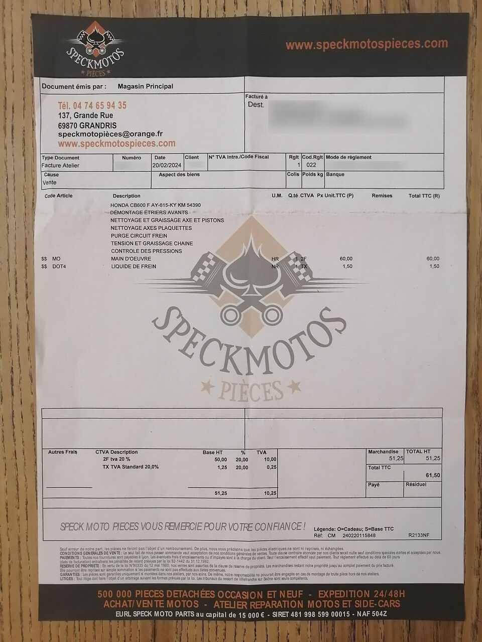 Photo HONDA HORNET 600