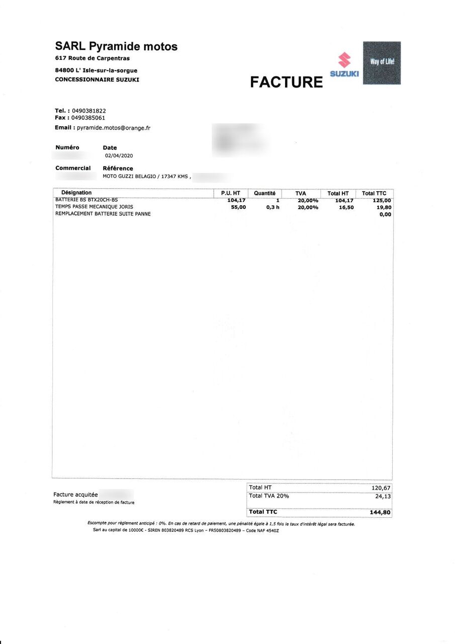 Photo MOTO GUZZI BELLAGIO