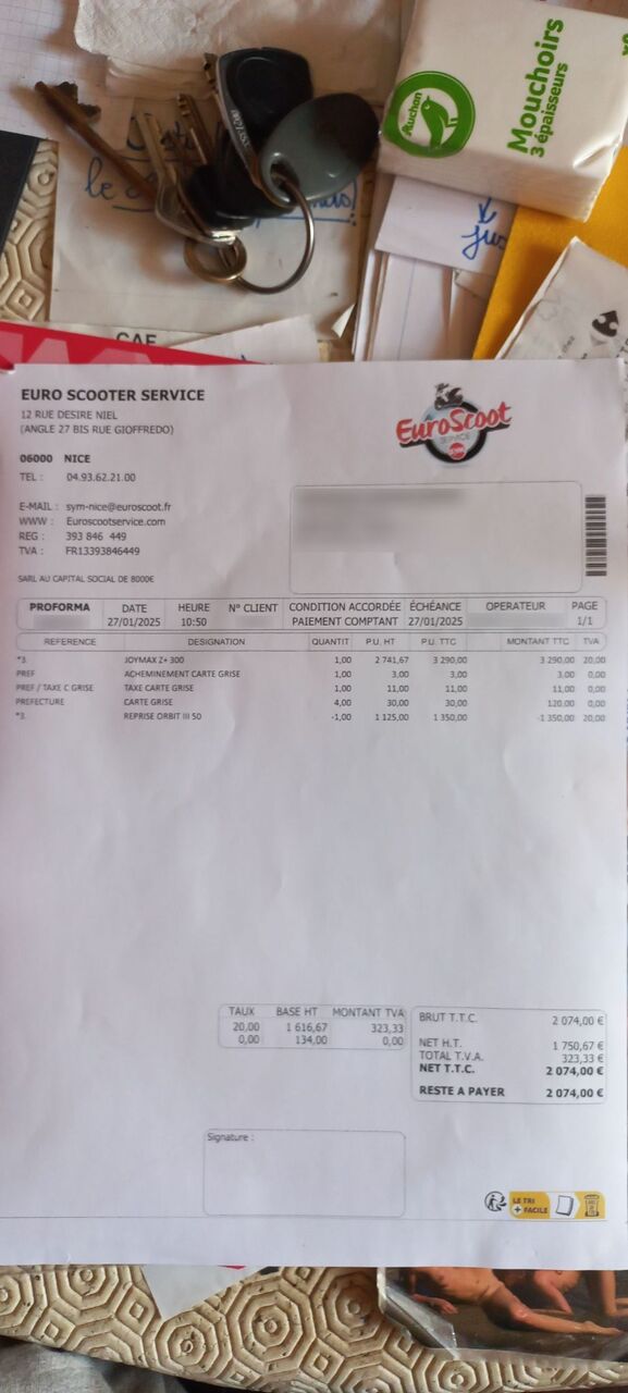 Photo SYM JOYMAX Z+ 300 ABS