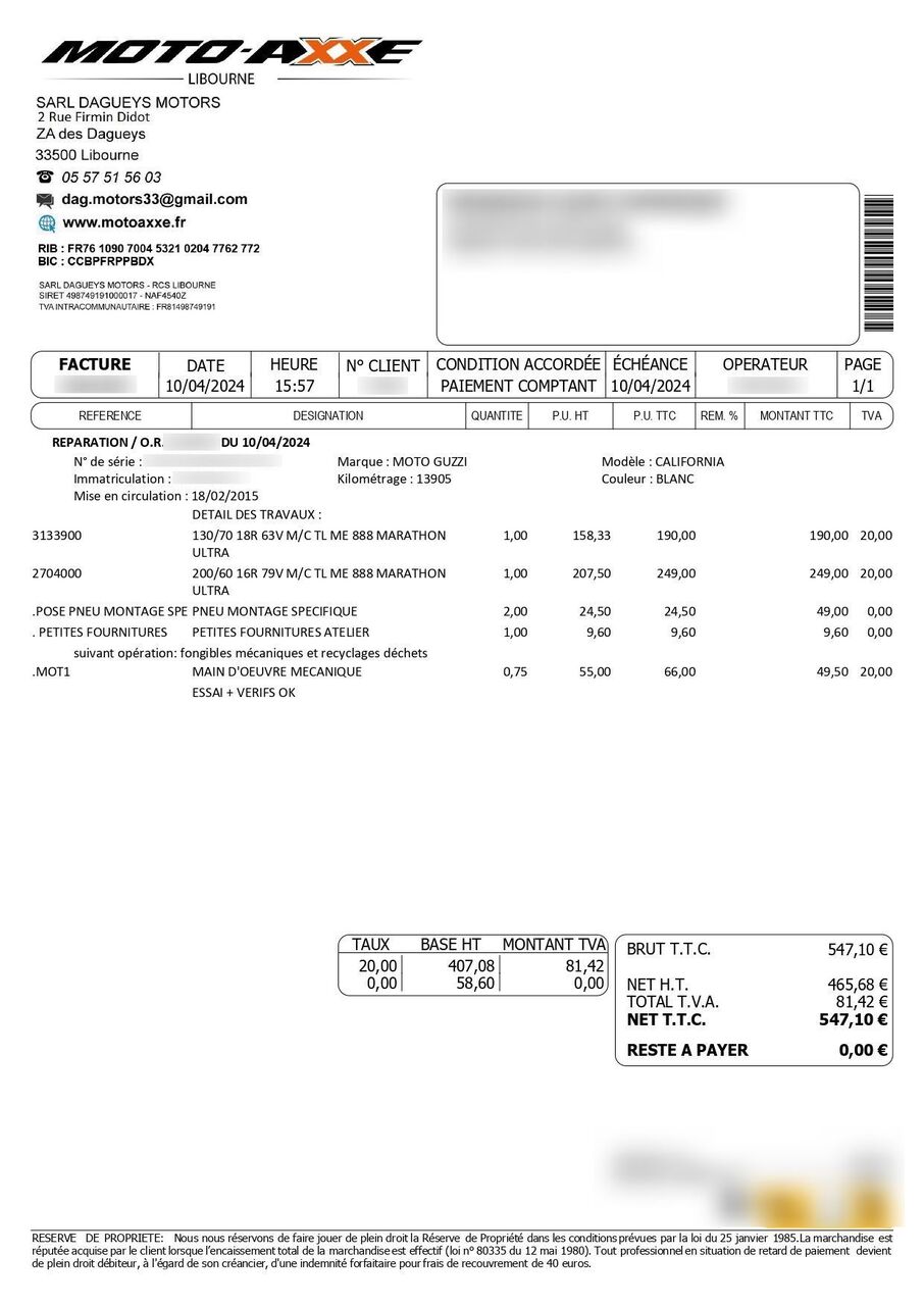 Photo MOTO GUZZI CALIFORNIA