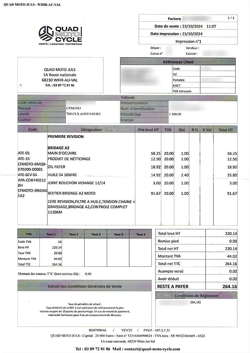 Photo CF MOTO CL-X 700 A2
