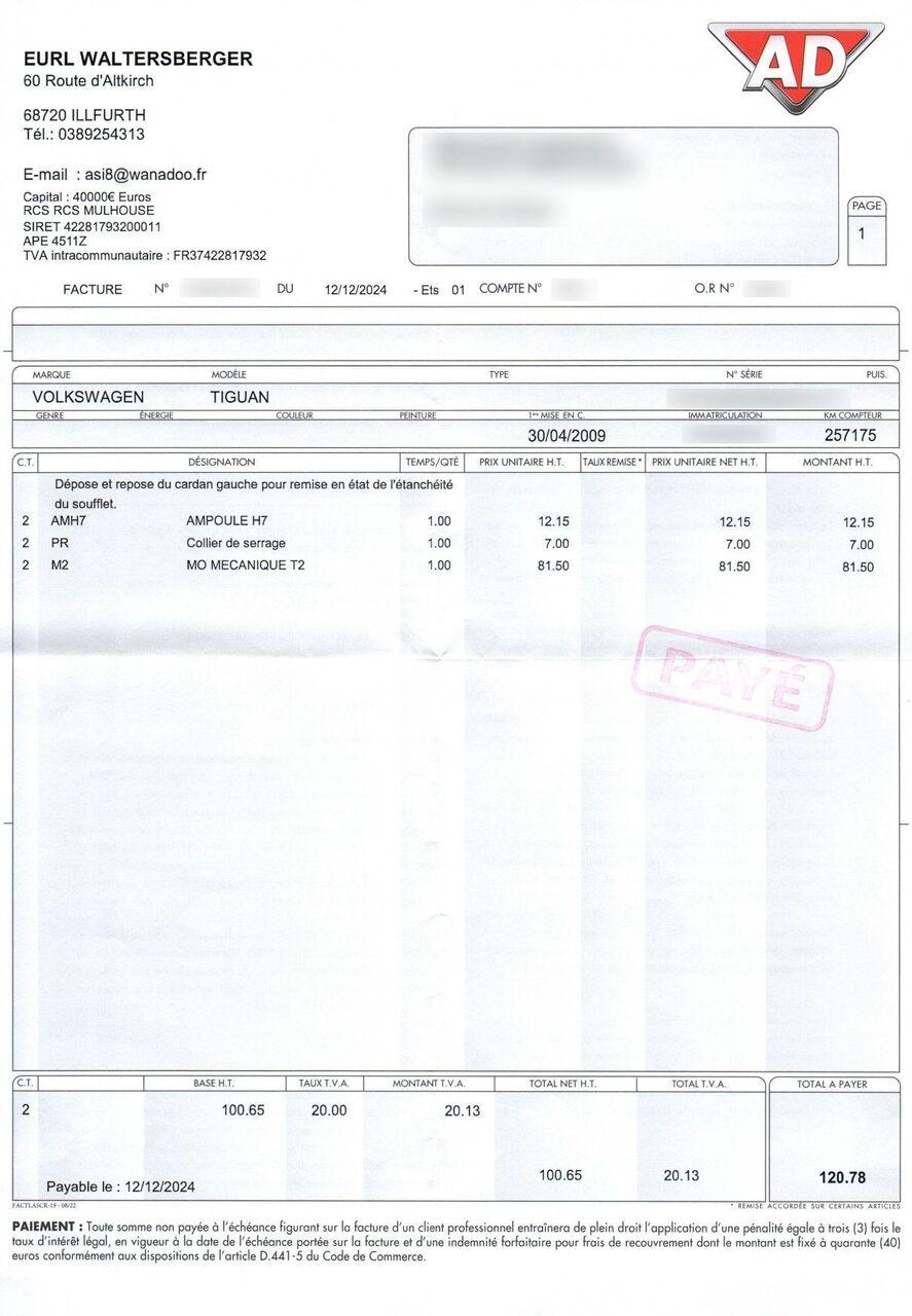 Photo VOLKSWAGEN TIGUAN