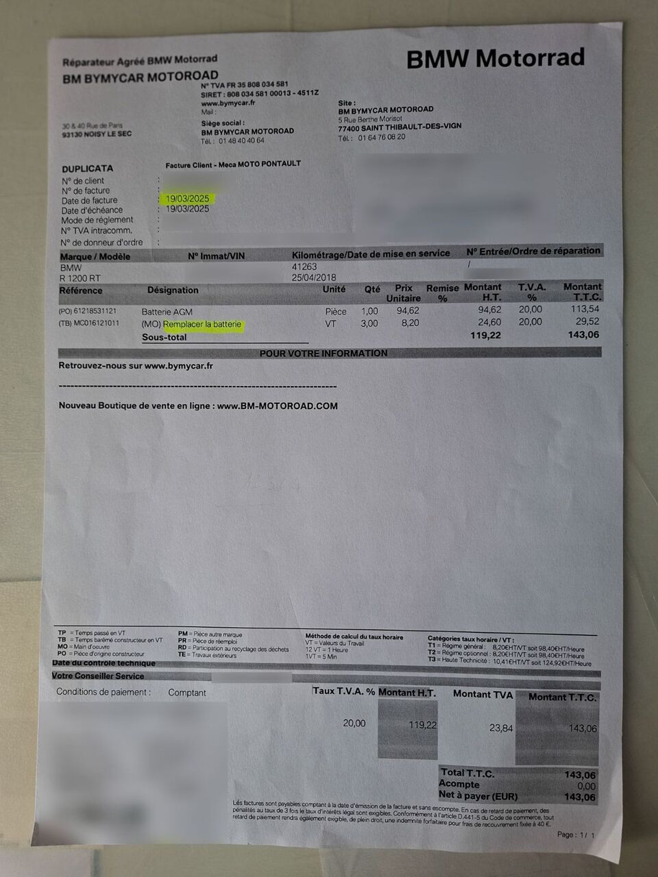 Photo BMW R 1200 RT PACKS 3