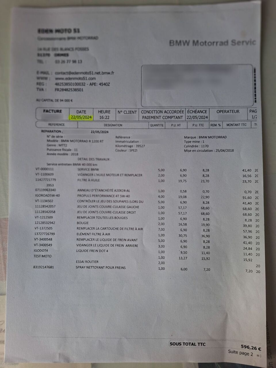 Photo BMW R 1200 RT PACKS 3