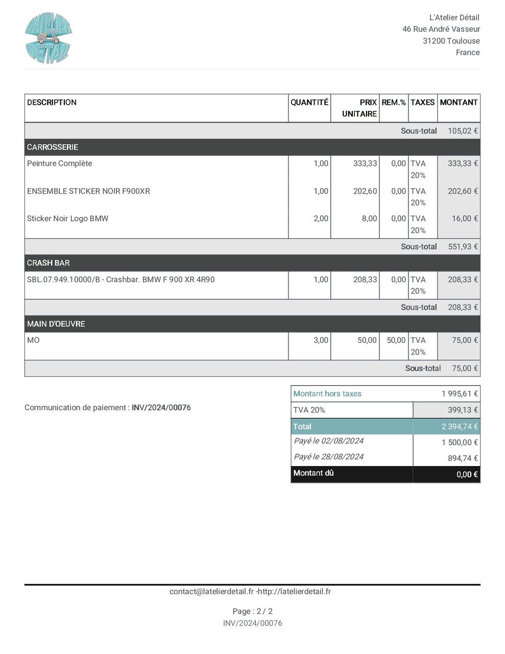 Photo BMW F 900 XR FULL ABS
