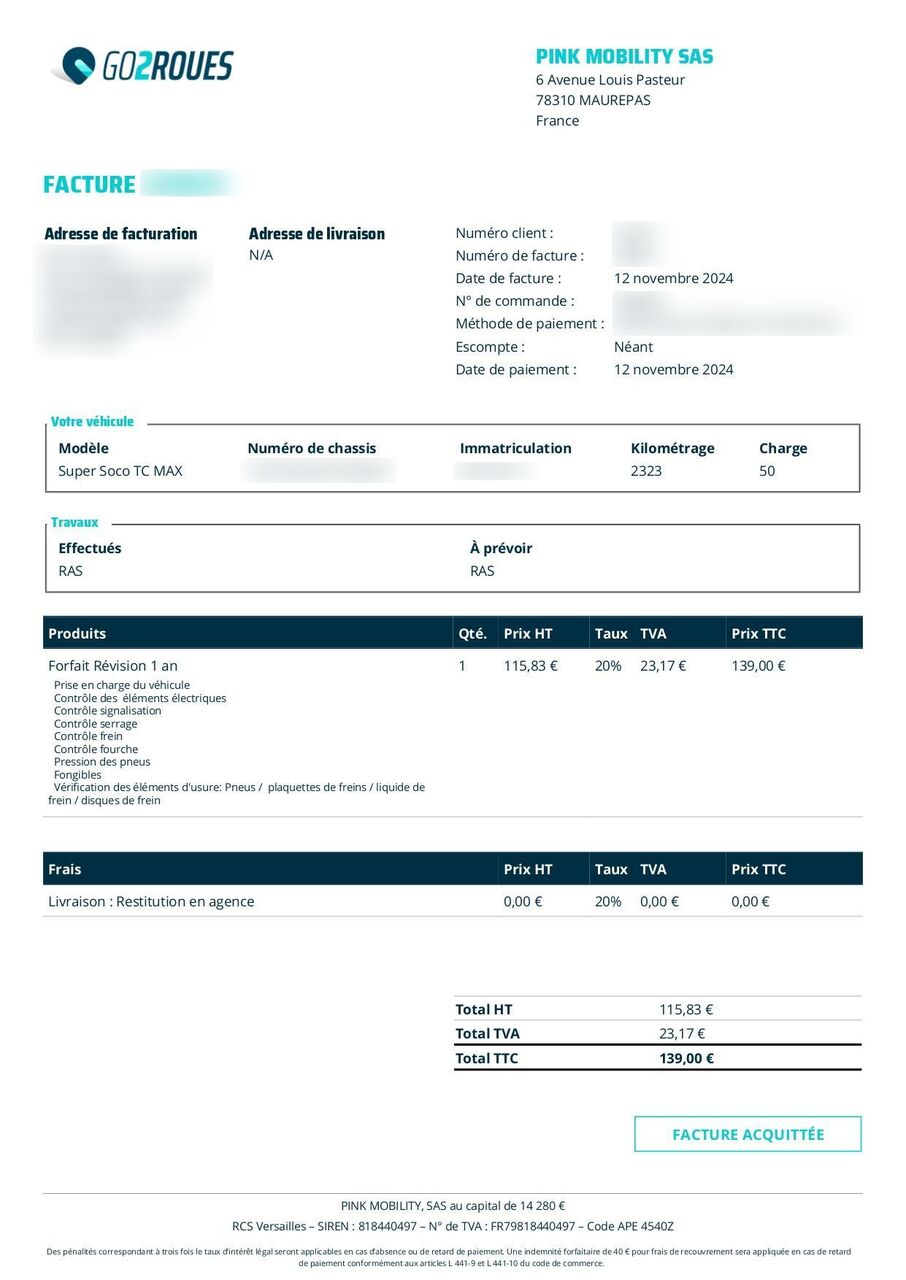 Photo SUPER SOCO TC MAX FULL