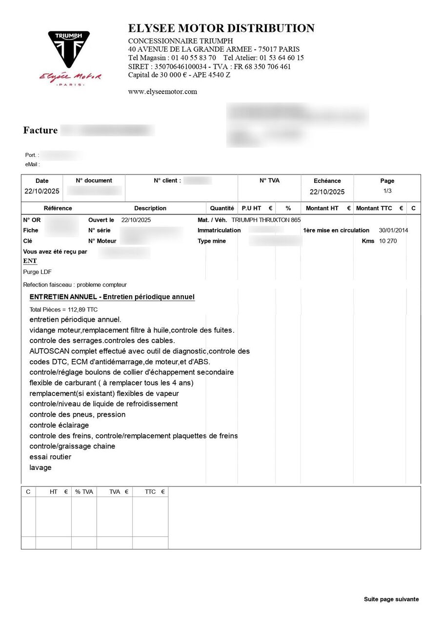 Photo TRIUMPH THRUXTON 900