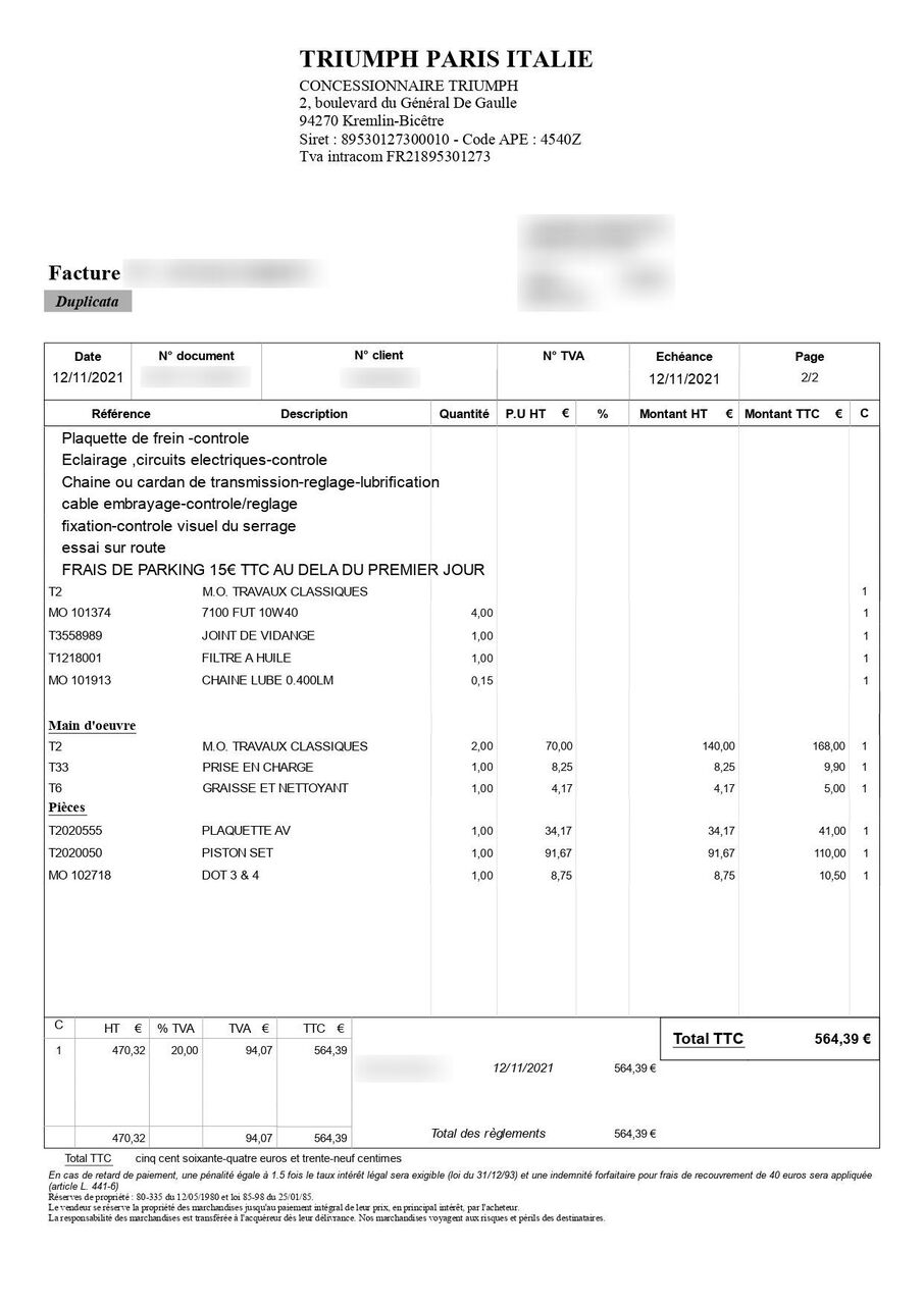 Photo TRIUMPH THRUXTON 900