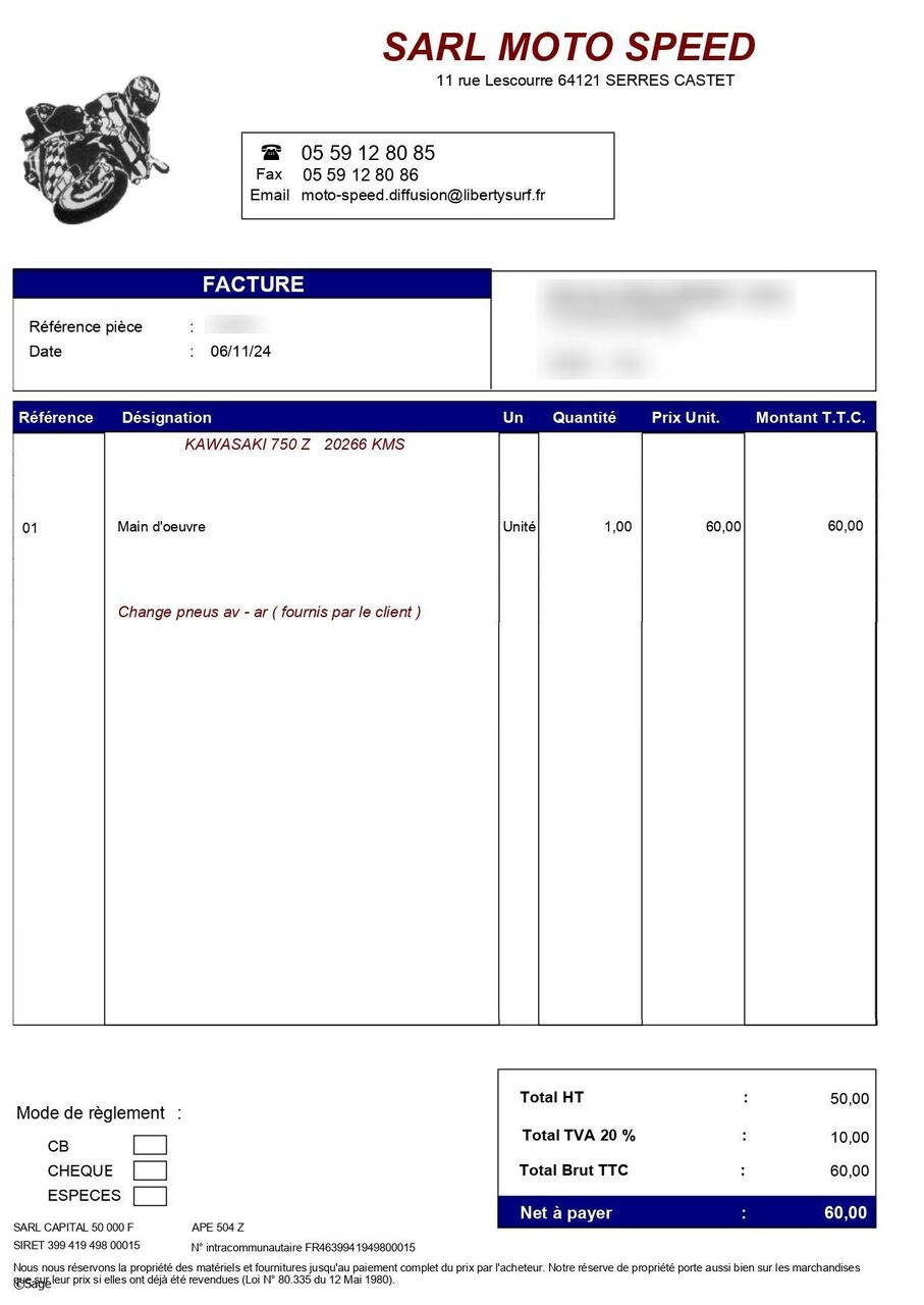 Photo KAWASAKI Z750 FULL