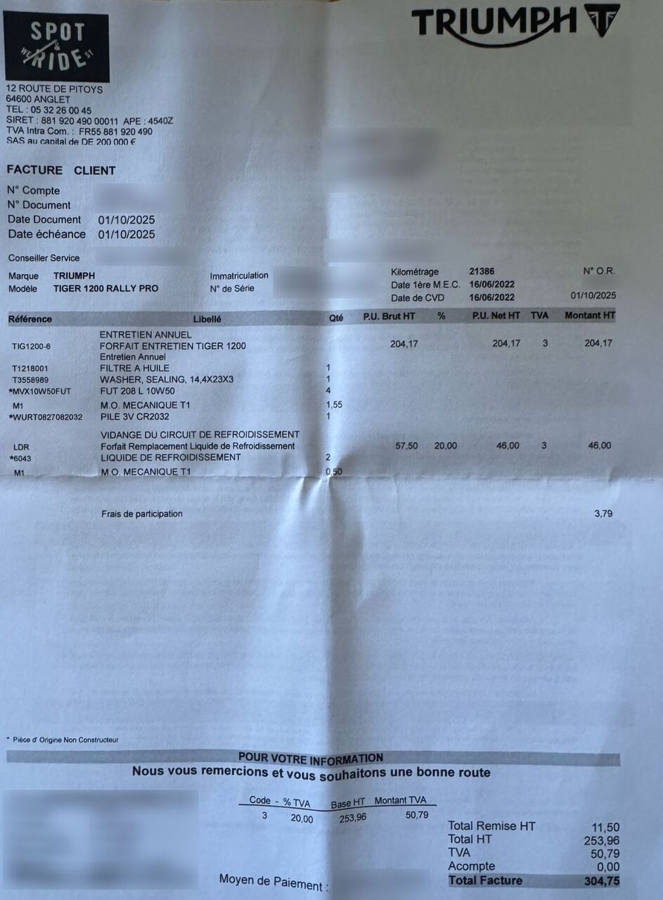 Photo TRIUMPH TIGER 1200 PRO