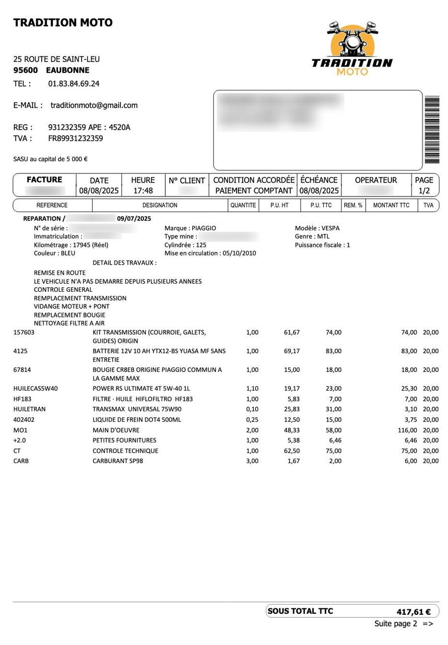 Photo VESPA LX 125 IE 4T