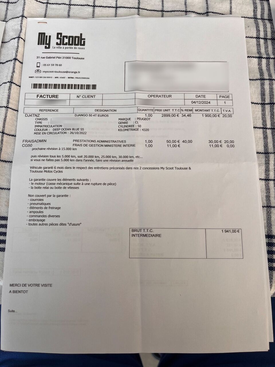 Photo PEUGEOT DJANGO 50 4T