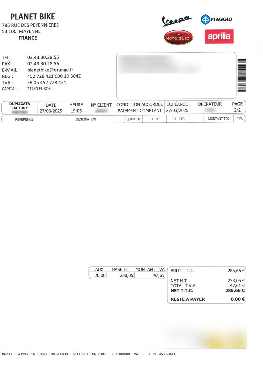 Photo APRILIA RSV4 1100 ABS