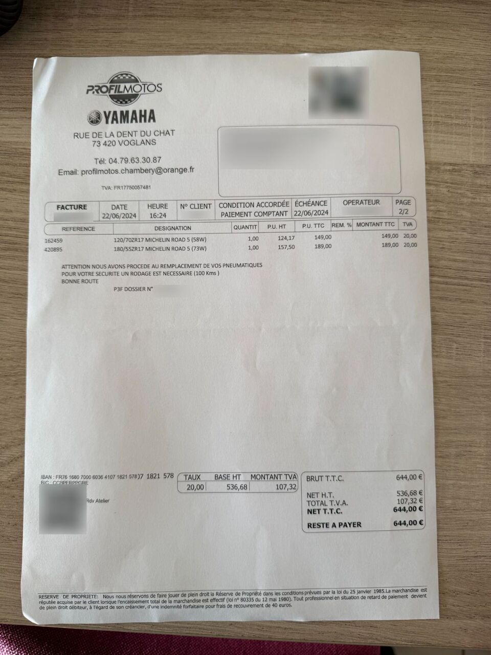 Photo YAMAHA MT 07 A2 ABS