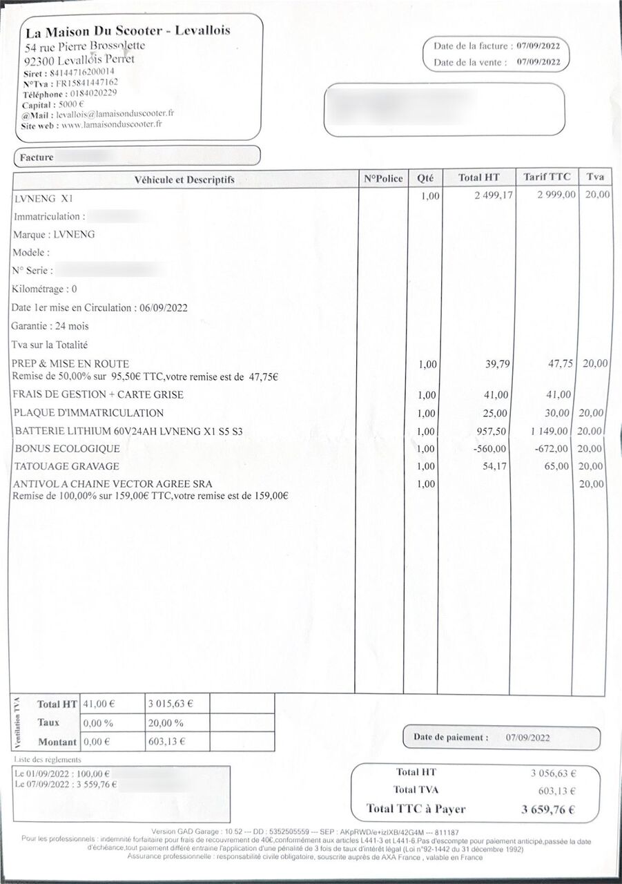 Photo LVNENG X1 2000 - 50