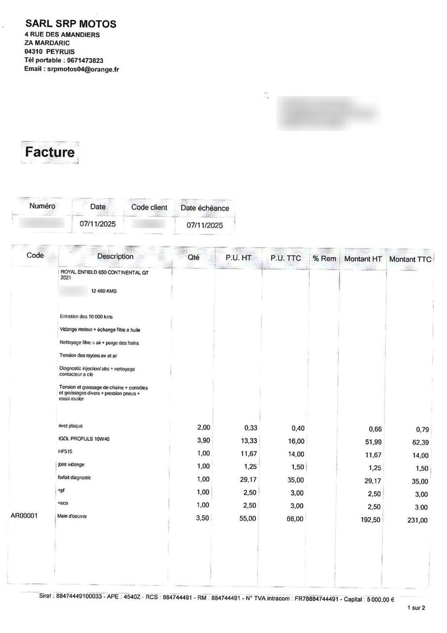 Photo ROYAL ENFIELD GT 650