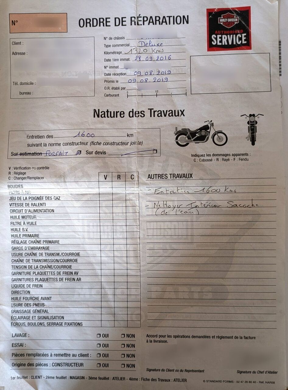 Photo HARLEY DAVIDSON DELUXE