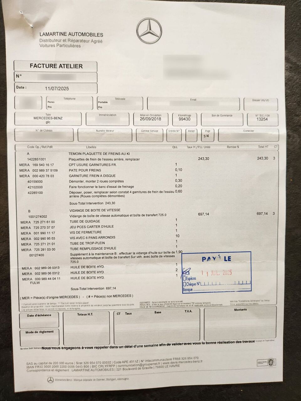 Photo MERCEDES BENZ GLC 43