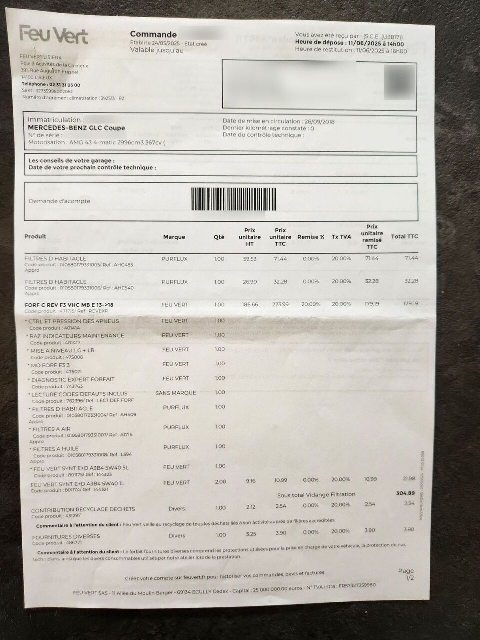 Photo MERCEDES BENZ GLC 43