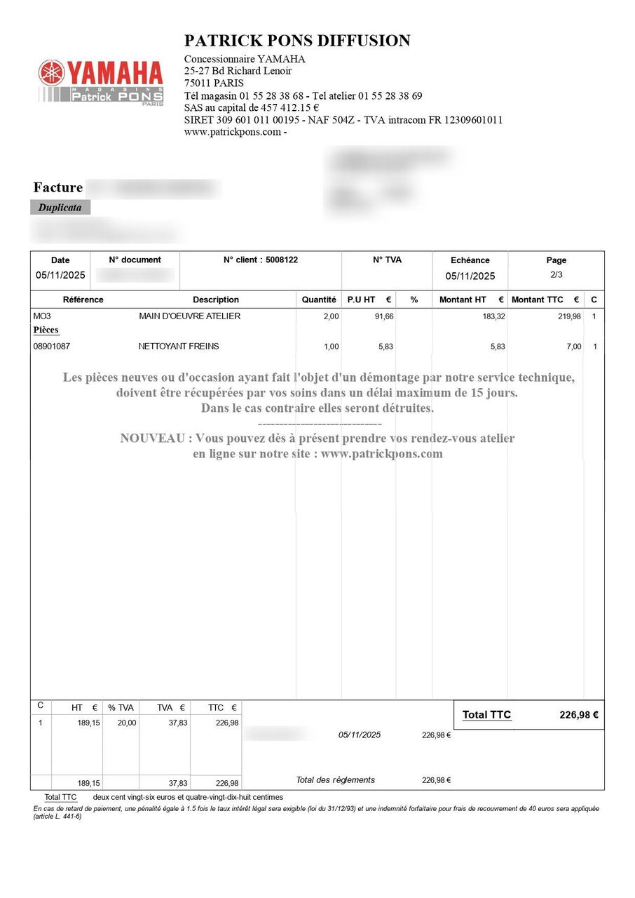Photo YAMAHA XJ6 N FULL ABS