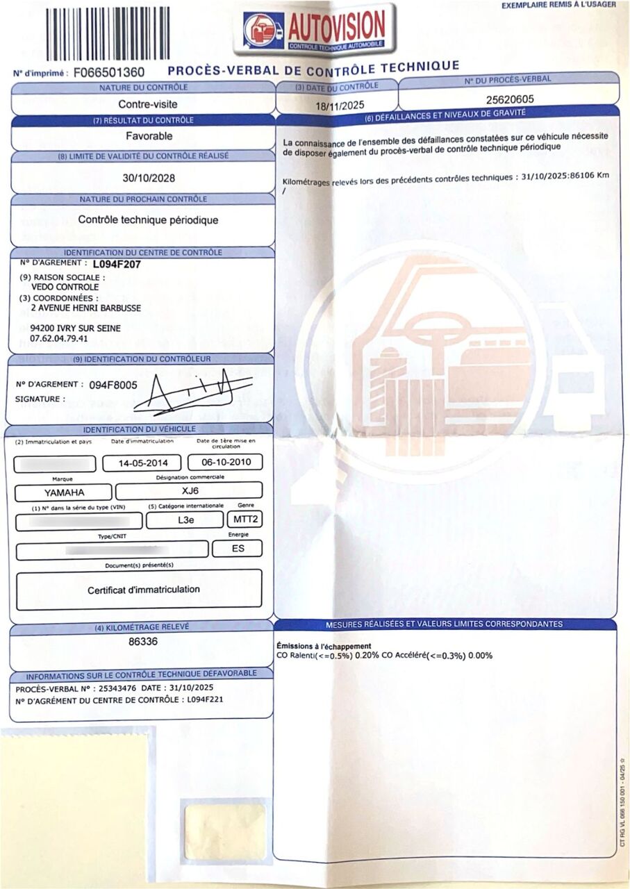 Photo YAMAHA XJ6 N FULL ABS