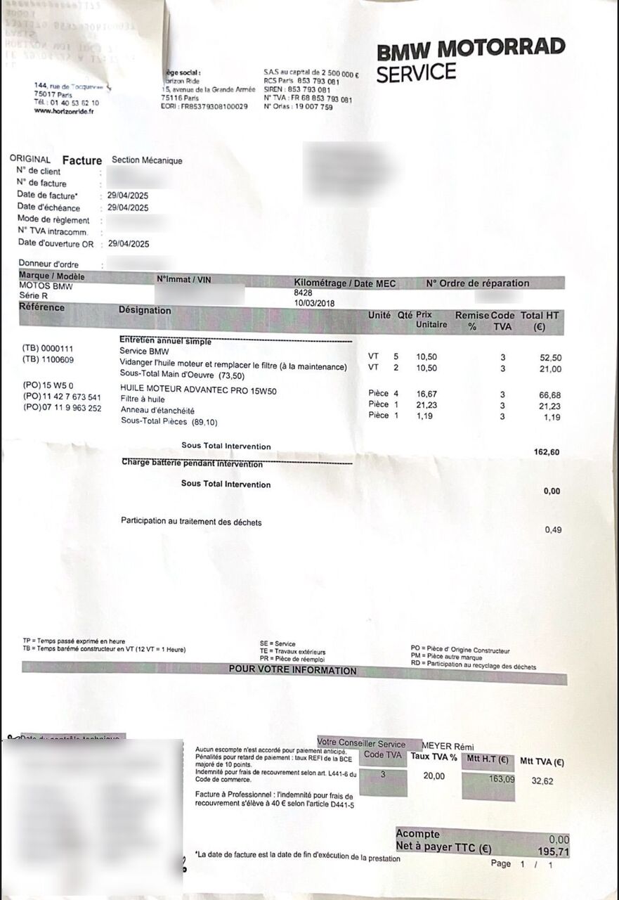 Photo BMW R NINE T 1200 ABS