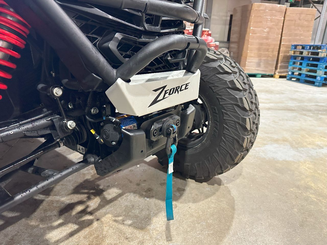 Photo CF MOTO + PLATEAU 950