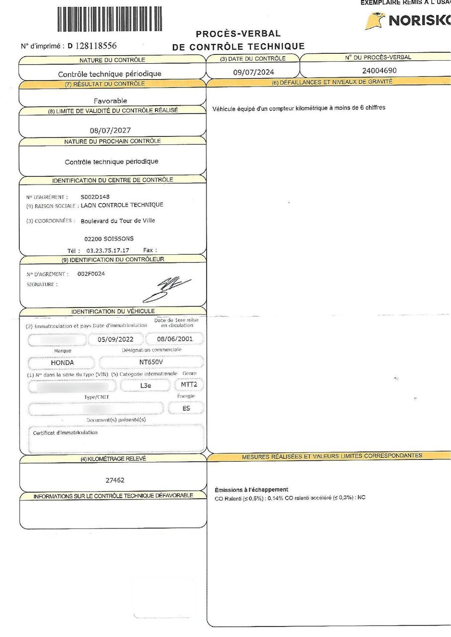 Photo HONDA DEAUVILLE 650