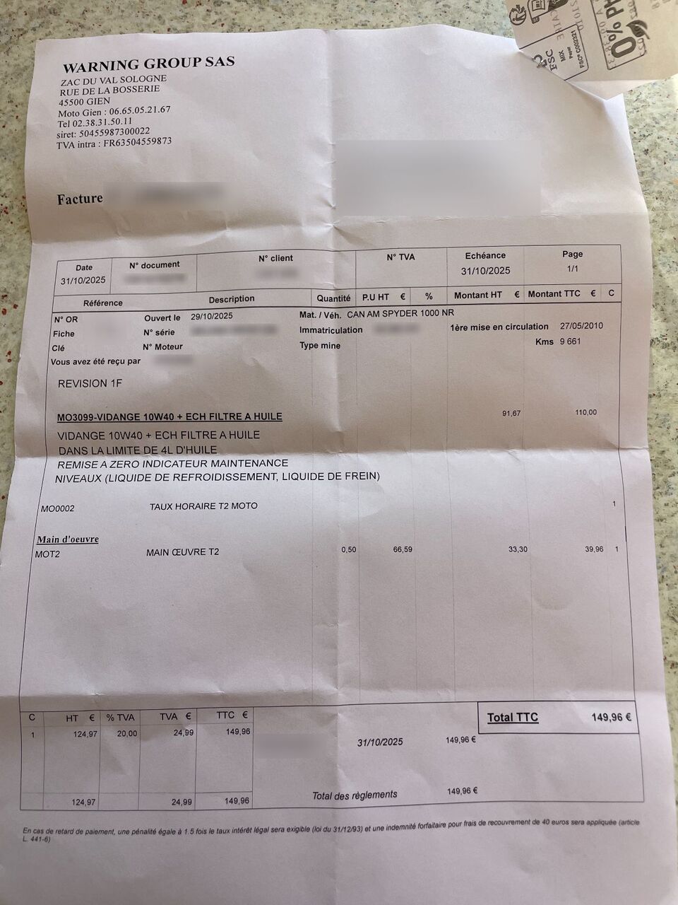 Photo CAN AM SPYDER 998 RS