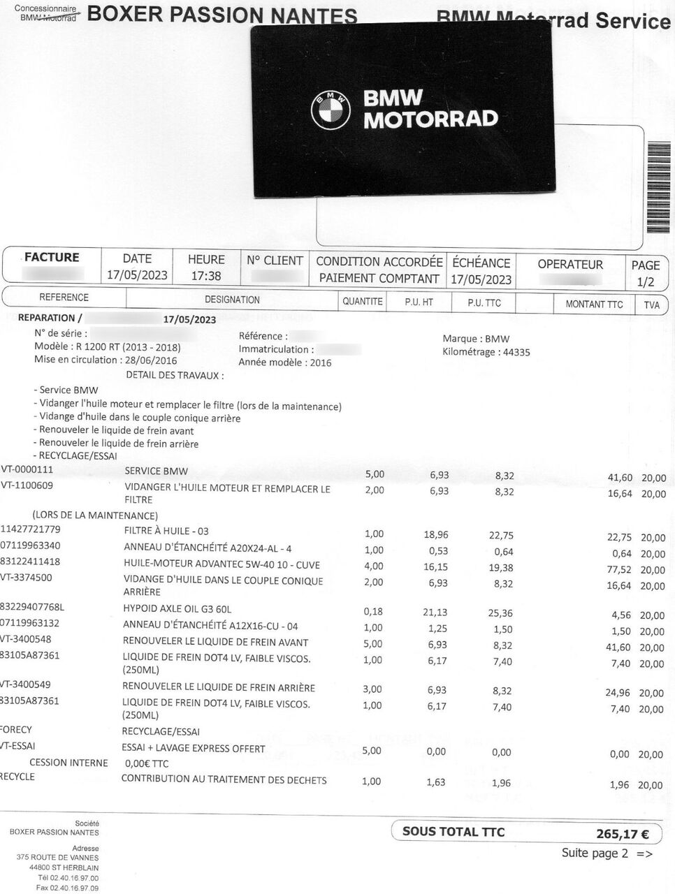 Photo BMW R 1200 RT PACKS 3