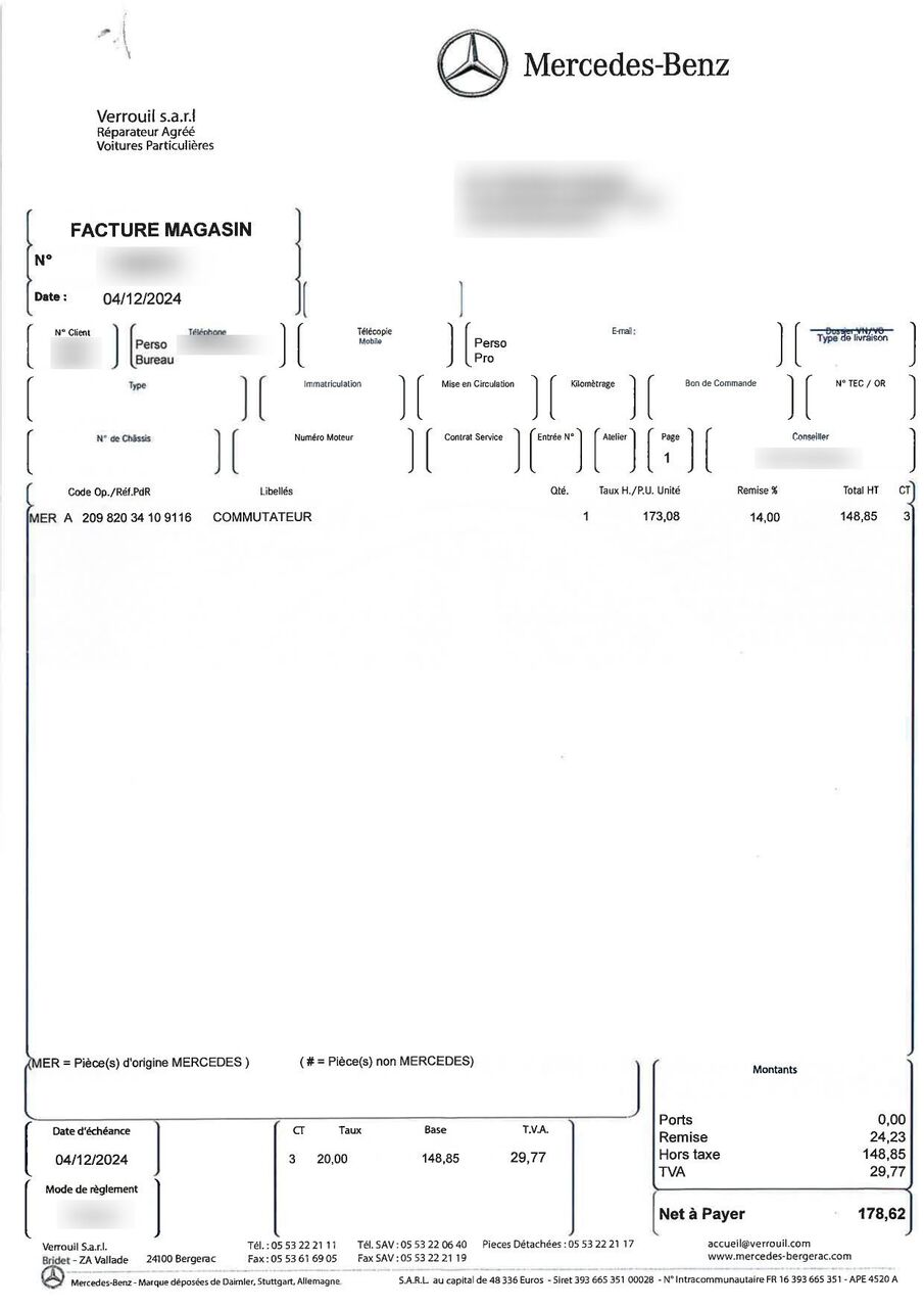 Photo MERCEDES BENZ CLK II