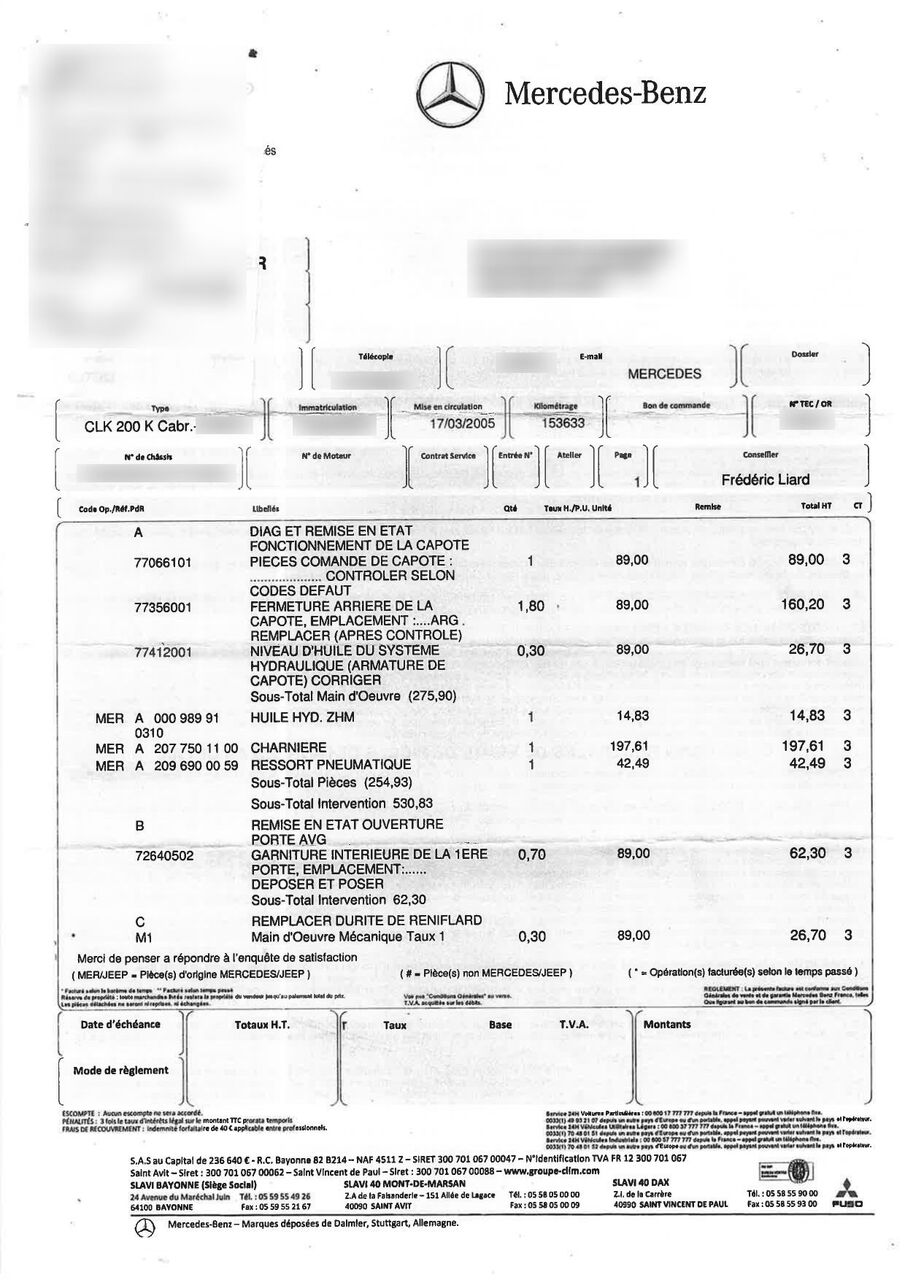 Photo MERCEDES BENZ CLK II