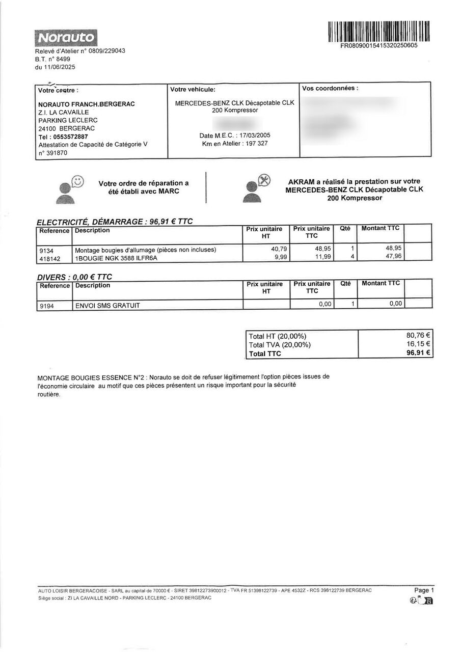 Photo MERCEDES BENZ CLK II