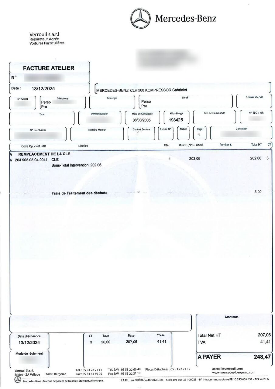 Photo MERCEDES BENZ CLK II