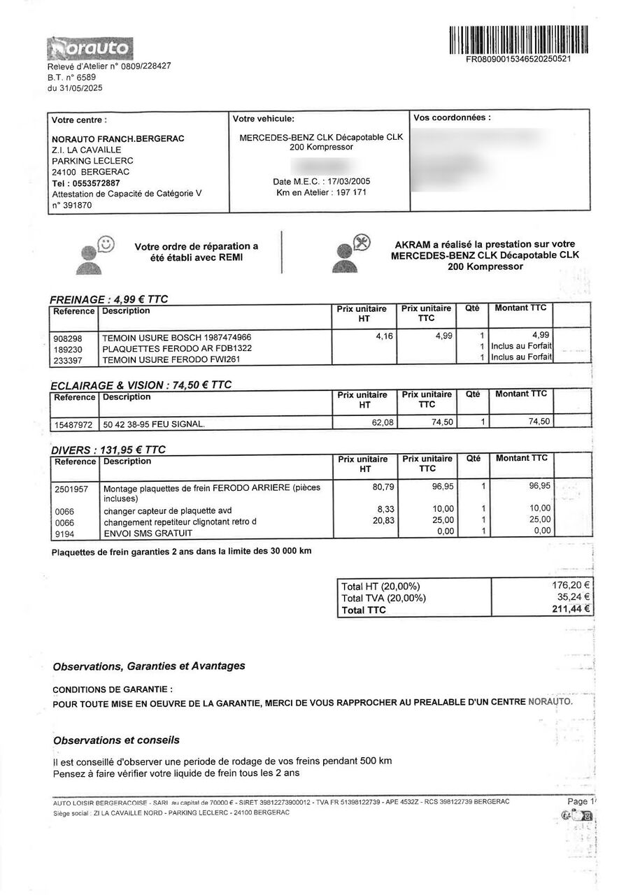 Photo MERCEDES BENZ CLK II