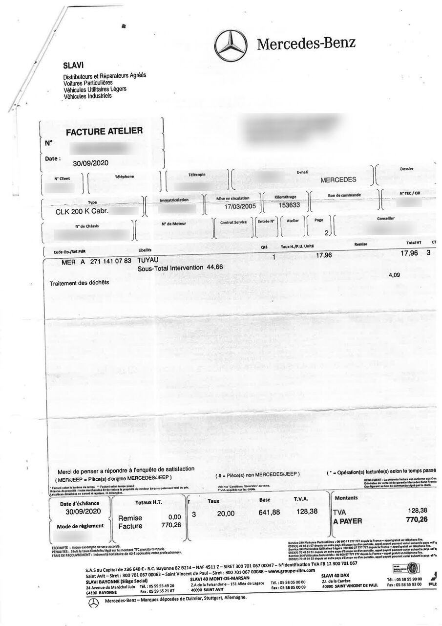 Photo MERCEDES BENZ CLK II