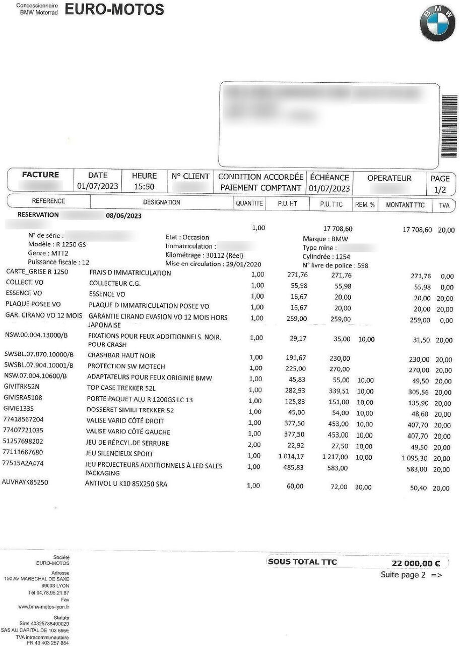 Photo BMW R 1250 GS ABS