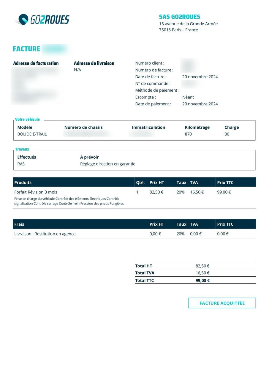 Photo BOLIDE E-TRAIL - 125